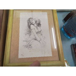 DESSIN ENCADRÉ DELABY