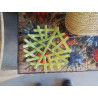 DESSOUS DE PLAT PATE DE VERRE DESIGN VERT