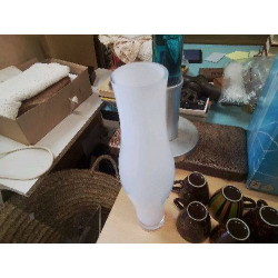 VASE BLANC VERRE