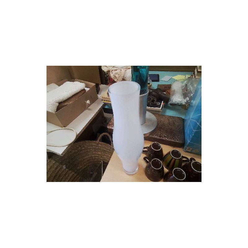 VASE BLANC VERRE