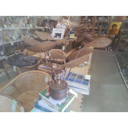 LAMPE VINTAGE FEUILLAGE