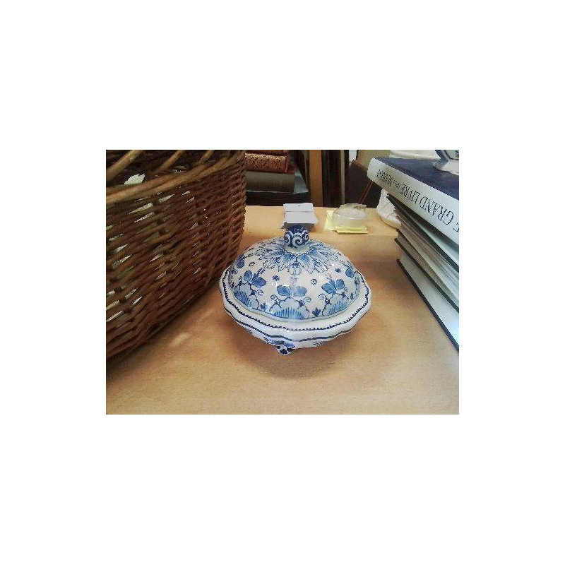 BONBONNIÈRE PORCELAINE FLES DELFT