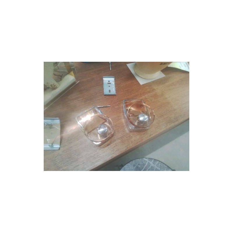 DUO PATÈRES CHROME MIROIR ?OSÉ VINTAGE PALEARI