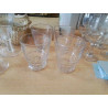 LOT 4 VERRES BISTROT EMPILABLES ANCIENS