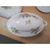 SOUPIERE PORCELAINE FLEURIE ANGLAISE MODELE ARCADIA