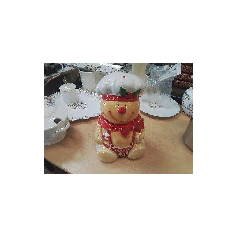 POT FAIENCE DECOR BONHOMME PAIN D EPICES