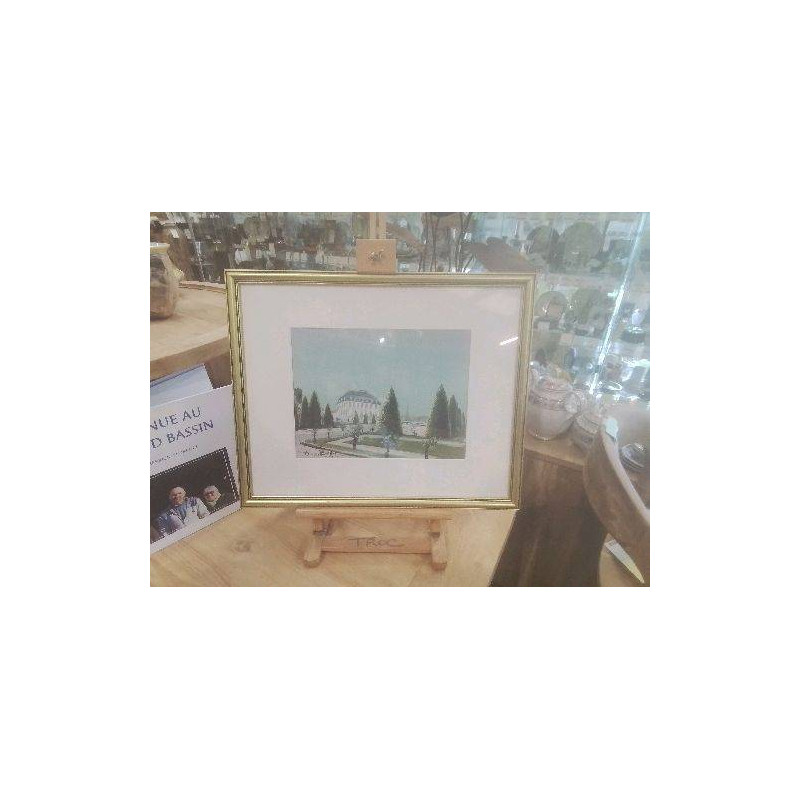 TABLEAU PAYSAGE MONUMENT PARIS M BUFFET