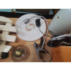 LAMPE DE BUREAU A PINCER METAL