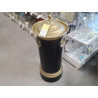 POELE NOIRE DECO LAITON