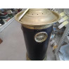POELE NOIRE DECO LAITON