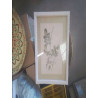 TABLEAU FLEURS CONTOUR BLC