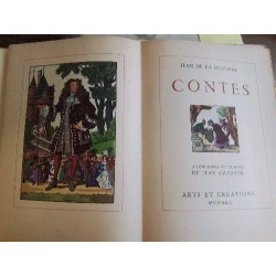 CONTES DE LA FONTAINE 2 TOMES N 350 ED ARTS ET CREATIONS MONACO 1955