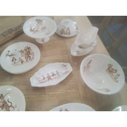 DINETTE ANCIENNE 16 PIECES