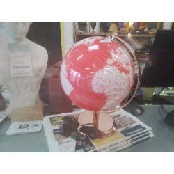 MAPPEMONDE ROUGE CABLE USB...