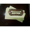 BOUCLE CEINTURE ANCIENNE LAITON CLOISONNÉ 