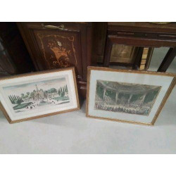 GRAVURE ANCIENNE ENCADREE