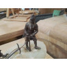 SCULPTURE ANC  SUR MINERAL ALPINISTES AUTRICHIENS