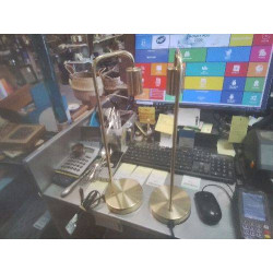 LAMPE METAL DORE BUREAU