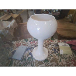 VASE BLC COUPE SUR PIED...