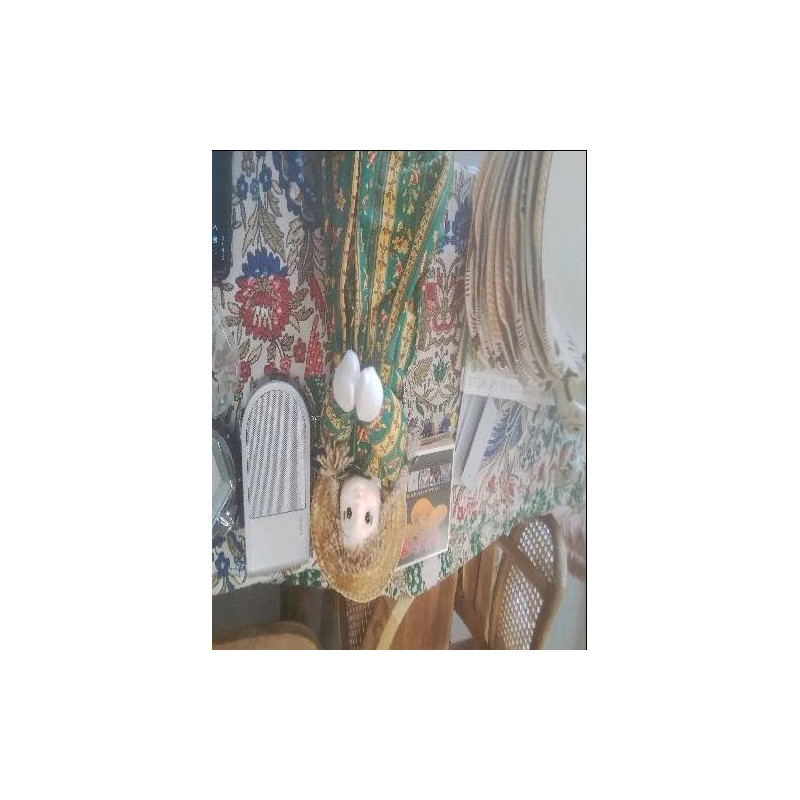 POUPEE TISSU PROVENÇAL A SACS