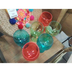 LOT 7 VERRES A PIED...