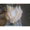 LAMPE DRAPEE ECRU JANNALIGHTS FRANCE