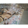 COUPE VERRE SUR PIED EN VERRE