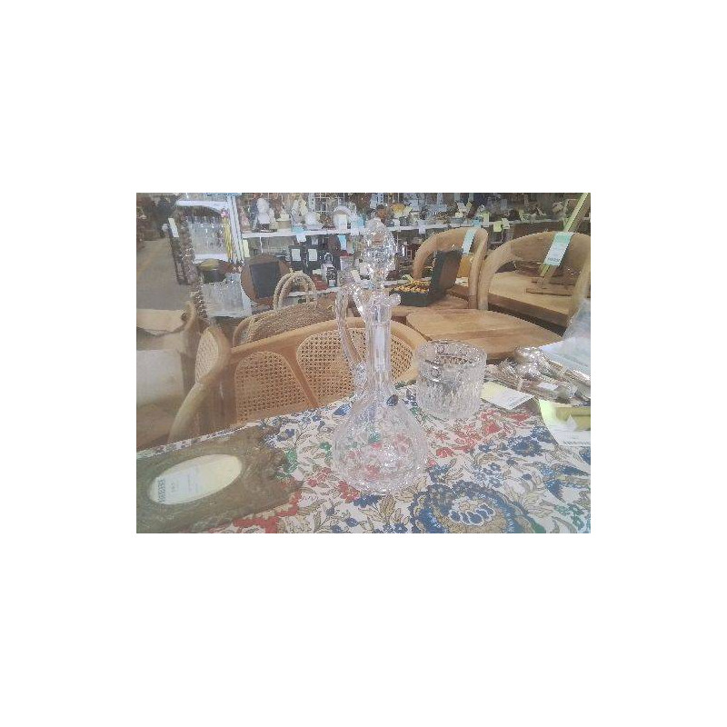 CARAFE CRISTAL DE LORRAINE AVEC BOUCHON