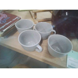LOT 4 TASSES GRISES
