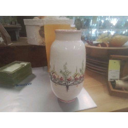 VASE CERAMIQUE DECOR FLEURI