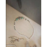 COLLIER FANTAISIE COULEURS VERTES NOIRES