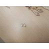 PAIRE BOUCLES D OREILLES PERLES FACTICES