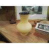VASE JAUNE NOIR ST CLEMENT 