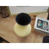 VASE JAUNE NOIR ST CLEMENT 
