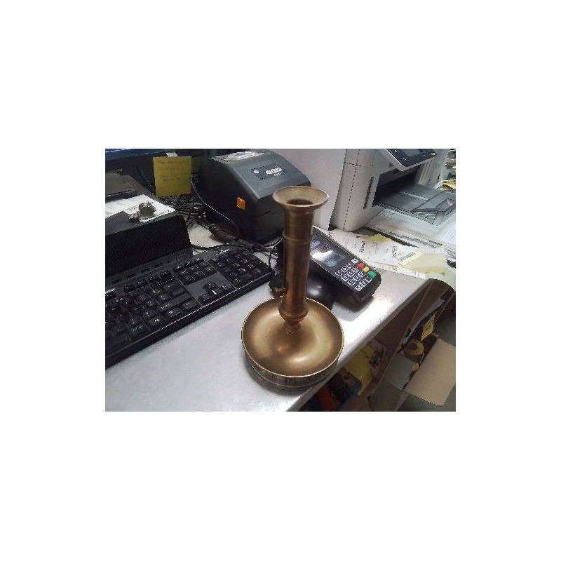 BOUGEOIR LAITON POUSSE BOUGIE