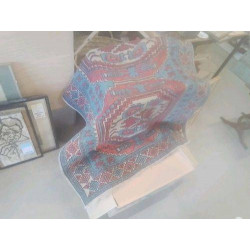 TAPIS BLEU ROSE