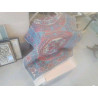 TAPIS BLEU ROSE