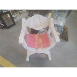 FAUTEUIL DOSSIER SCULPTÉ...