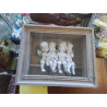 CADRE 4 ANGES SOUS VERRE