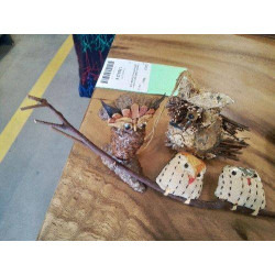 LOT 3 CHOUETTES VEGETAUX