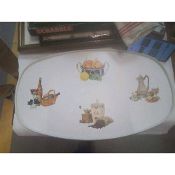 PLATEAU OVALE VINTAGE...