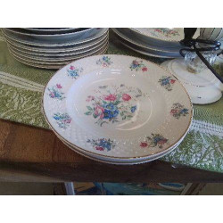 SERVICE VAISSELLE FLEURI...