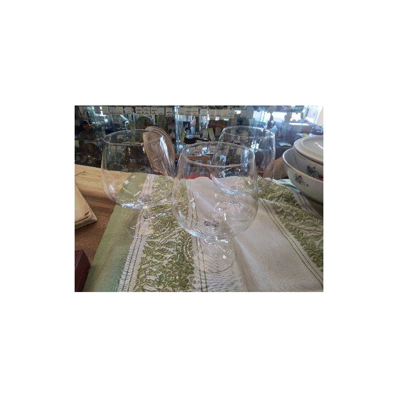 LOT 3 VERRES COGNAC GM