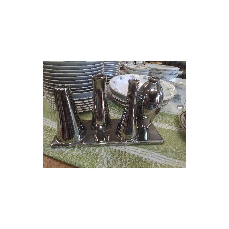 ENS DE VASES CENTRE DE TABLE