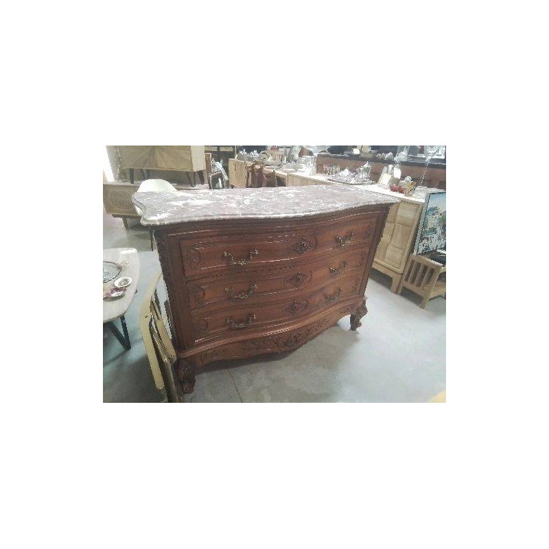 COMMODE D/ MARBRE  CLE DE TIRAGE E5