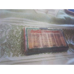LOT CARTES COCA COLA VINTAGE