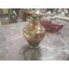 VASE ANC VERT DECOR DORE