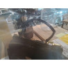 SAC CUIR NOIR  VINTAGE INTERIEUR CUIR ROUGE ANSE EN L ETAT