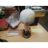 LAMPE ANCIENNE DOME ALBATRE EN L’ETAT ELEC NON VERIFIEE