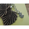 ENS AGATHA RAS DE COU FEUILLES+BOUCLES D OREILLES 